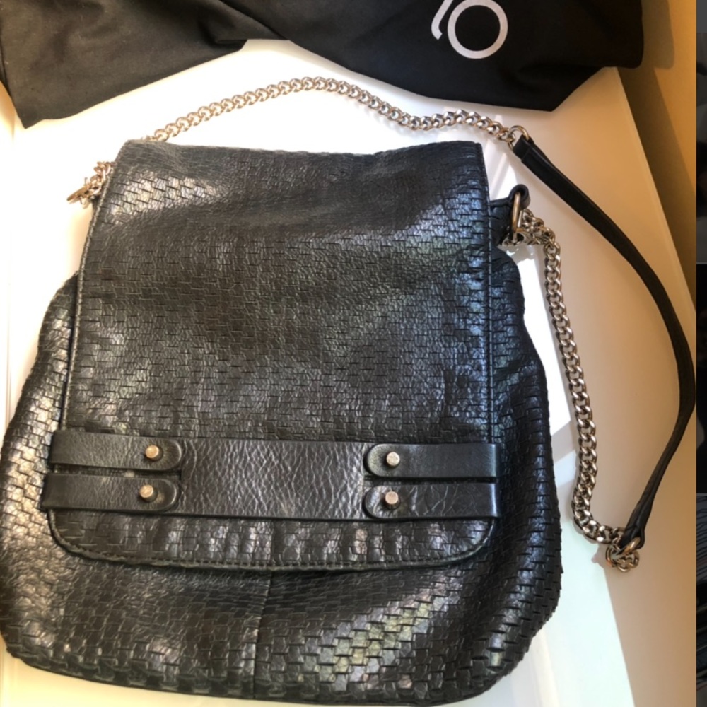 She + Lo Shoulder Leather Bag